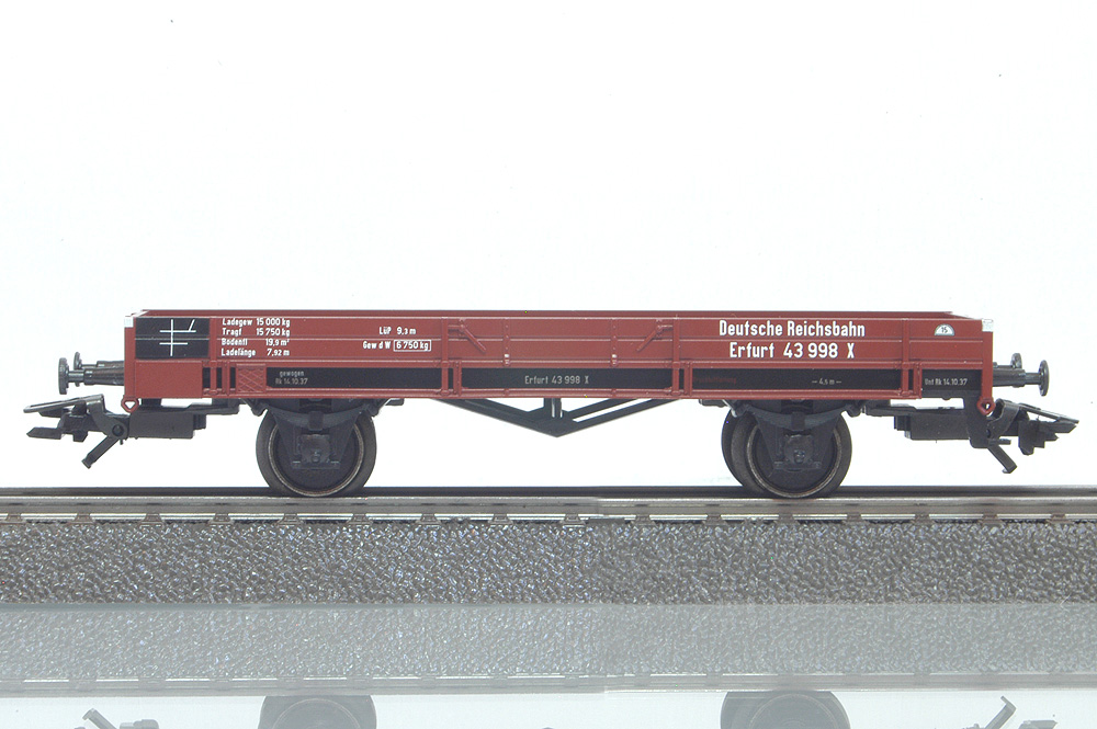 Märklin H0 46062 Niederbord Wagen Typ X Erfurt DRG Neu eBay